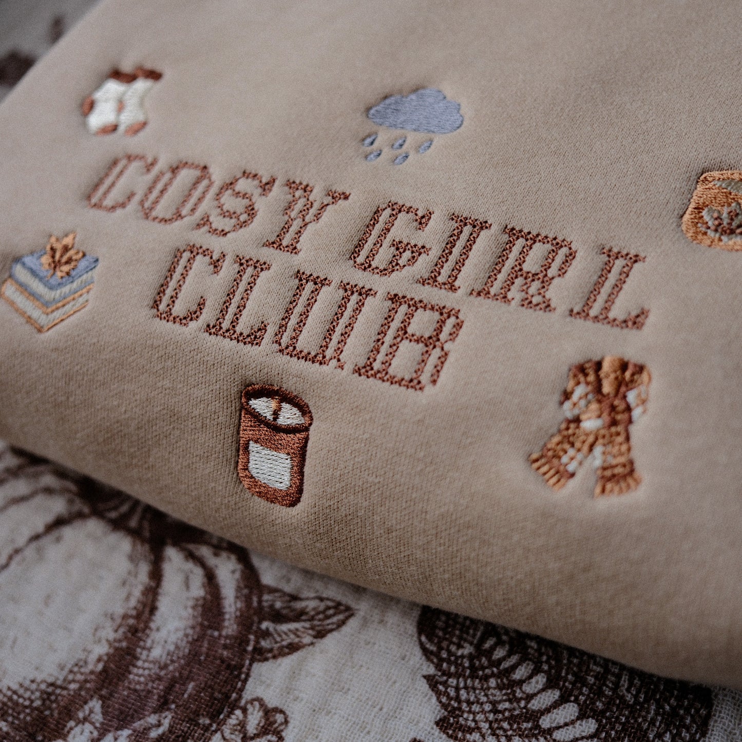 Cosy Girl Club Embroidered Sweatshirt