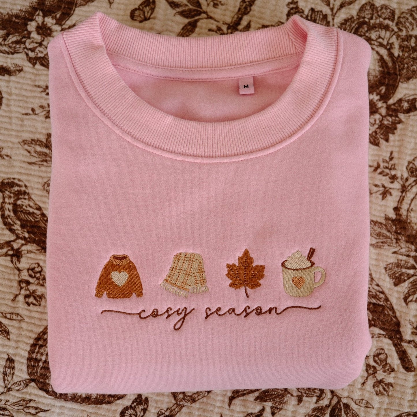 Cosy Season Embroidered Sweatshirt - Primrose Lane