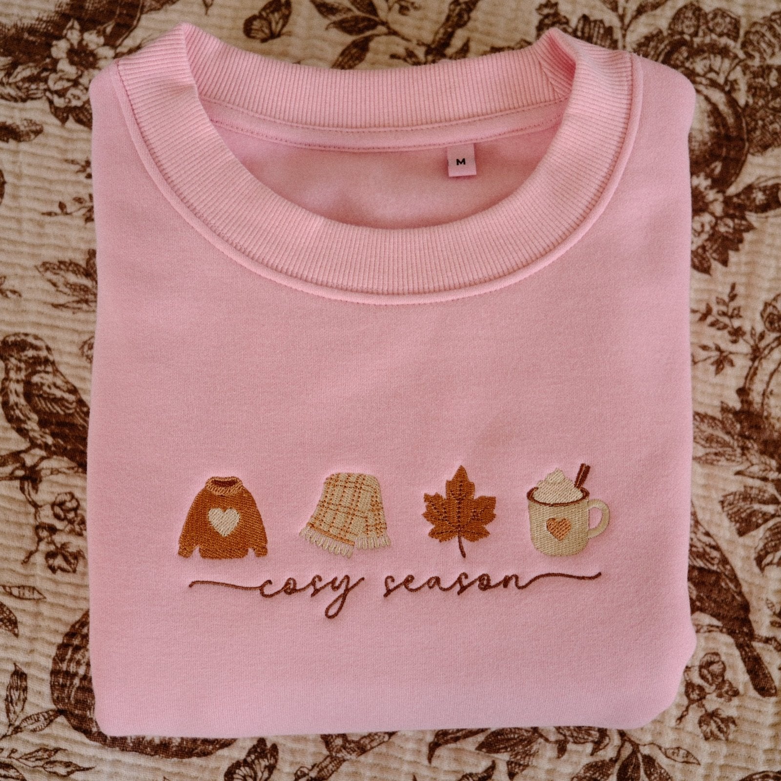 Cosy Season Embroidered Sweatshirt - Primrose Lane
