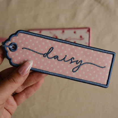 Custom Embroidered Name Bookmark - Primrose Lane