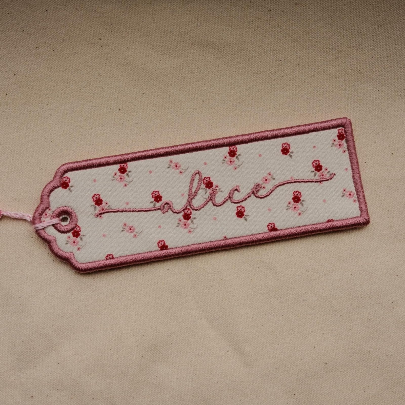 Custom Embroidered Name Bookmark - Primrose Lane
