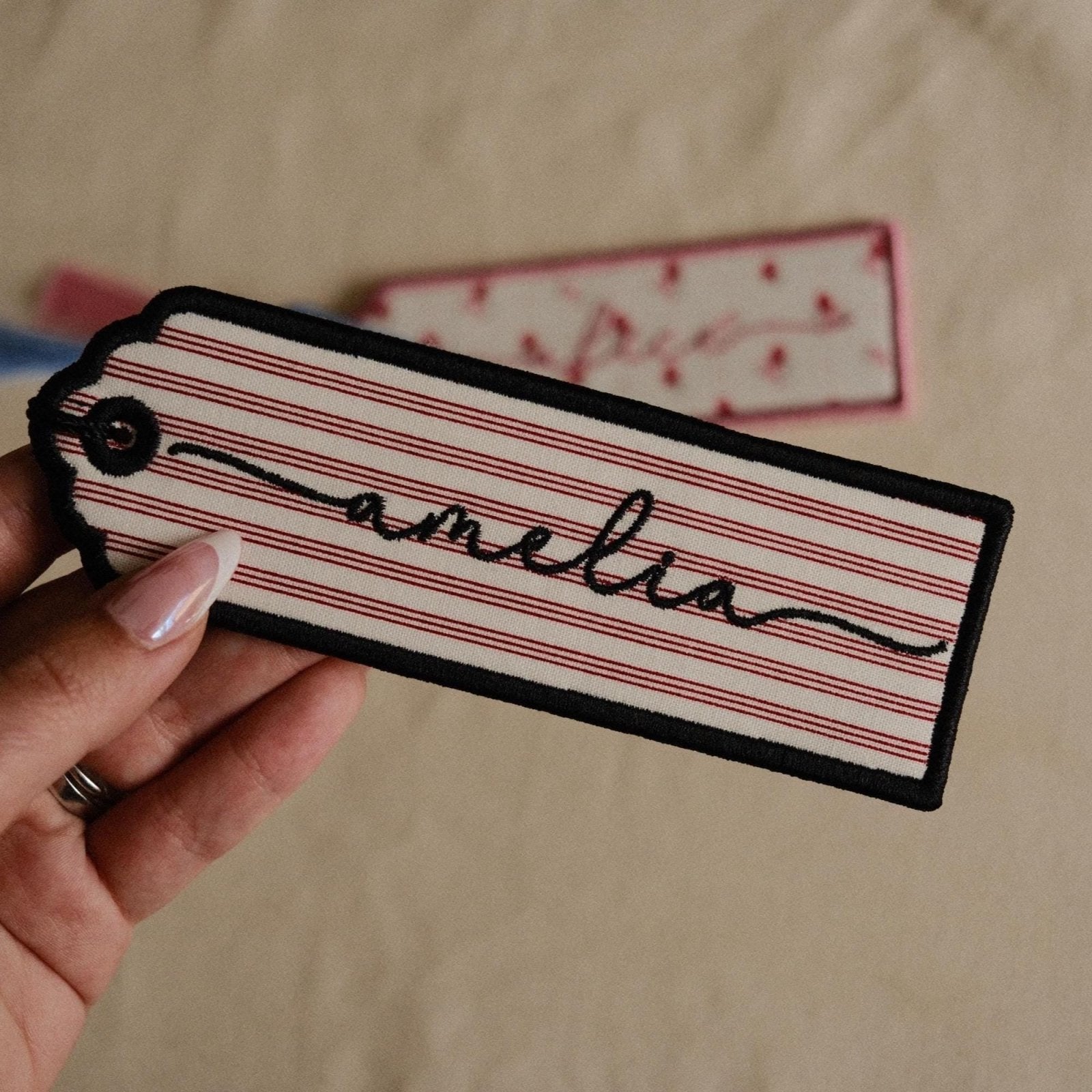 Custom Embroidered Name Bookmark - Primrose Lane