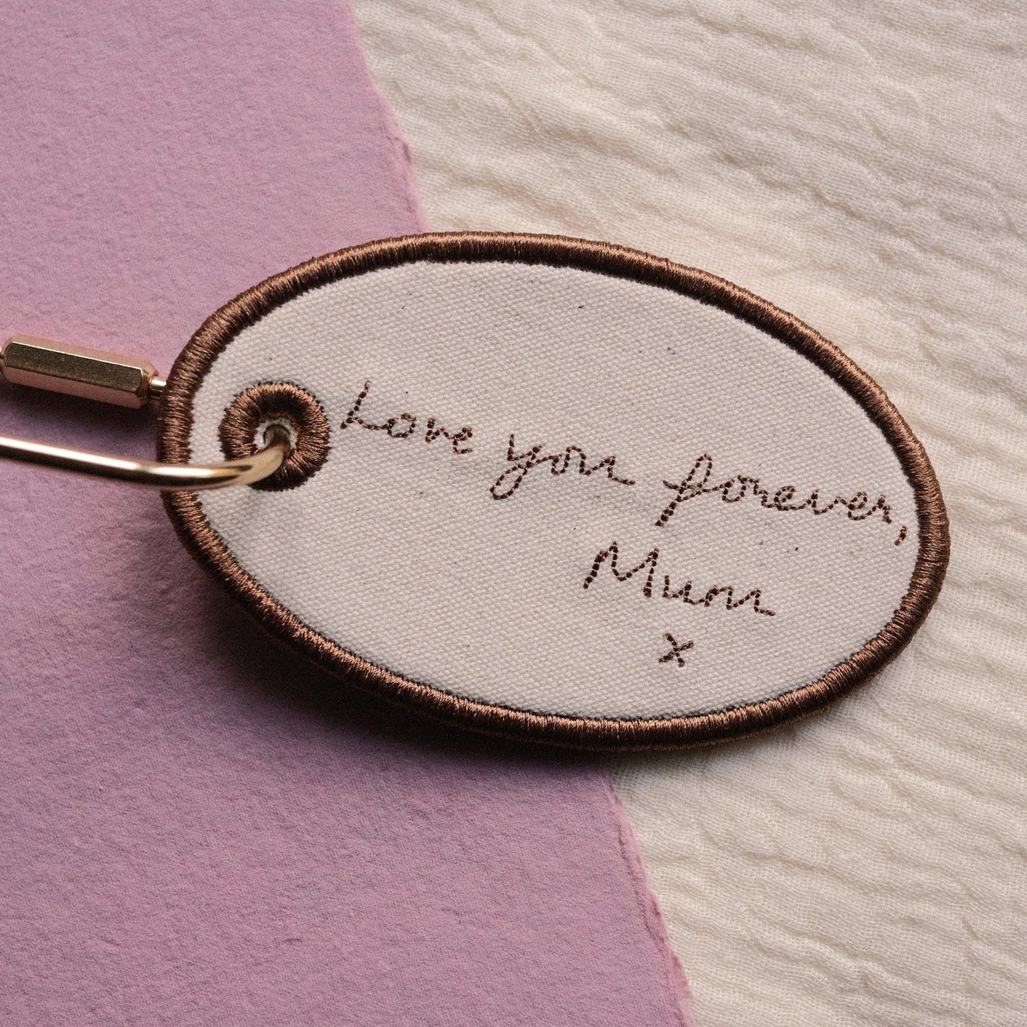 Custom Handwriting Keepsake Bag Tag - Primrose Lane