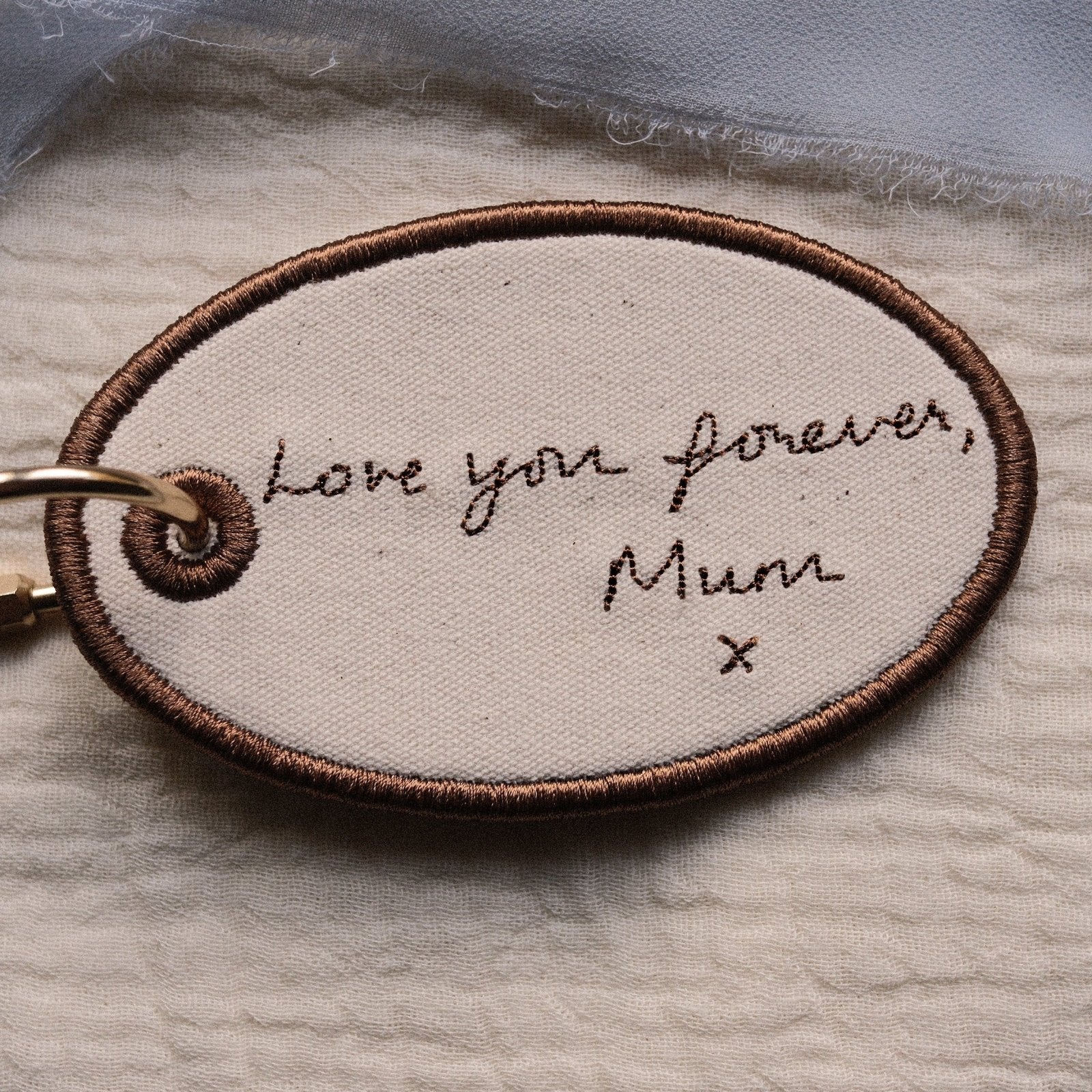 Custom Handwriting Keepsake Bag Tag - Primrose Lane