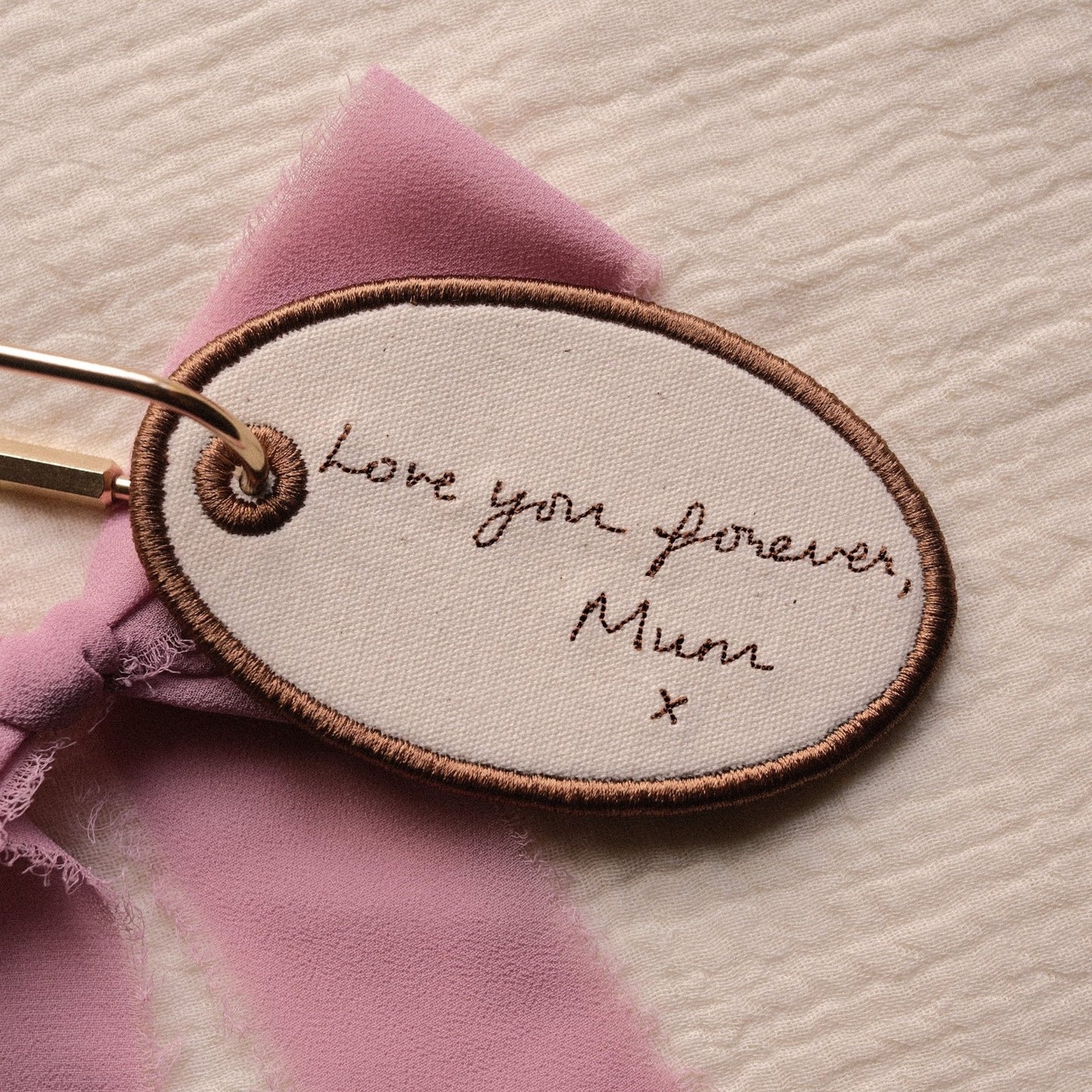 Custom Handwriting Keepsake Bag Tag - Primrose Lane